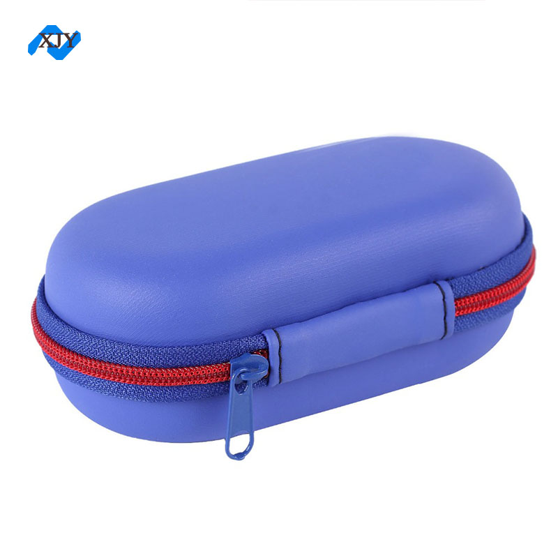 Waterproof PU leather zip electronics tool case for traveling